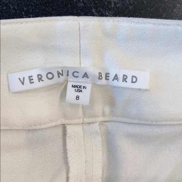 Veronica Beard Cream pant - Picture 4 of 8